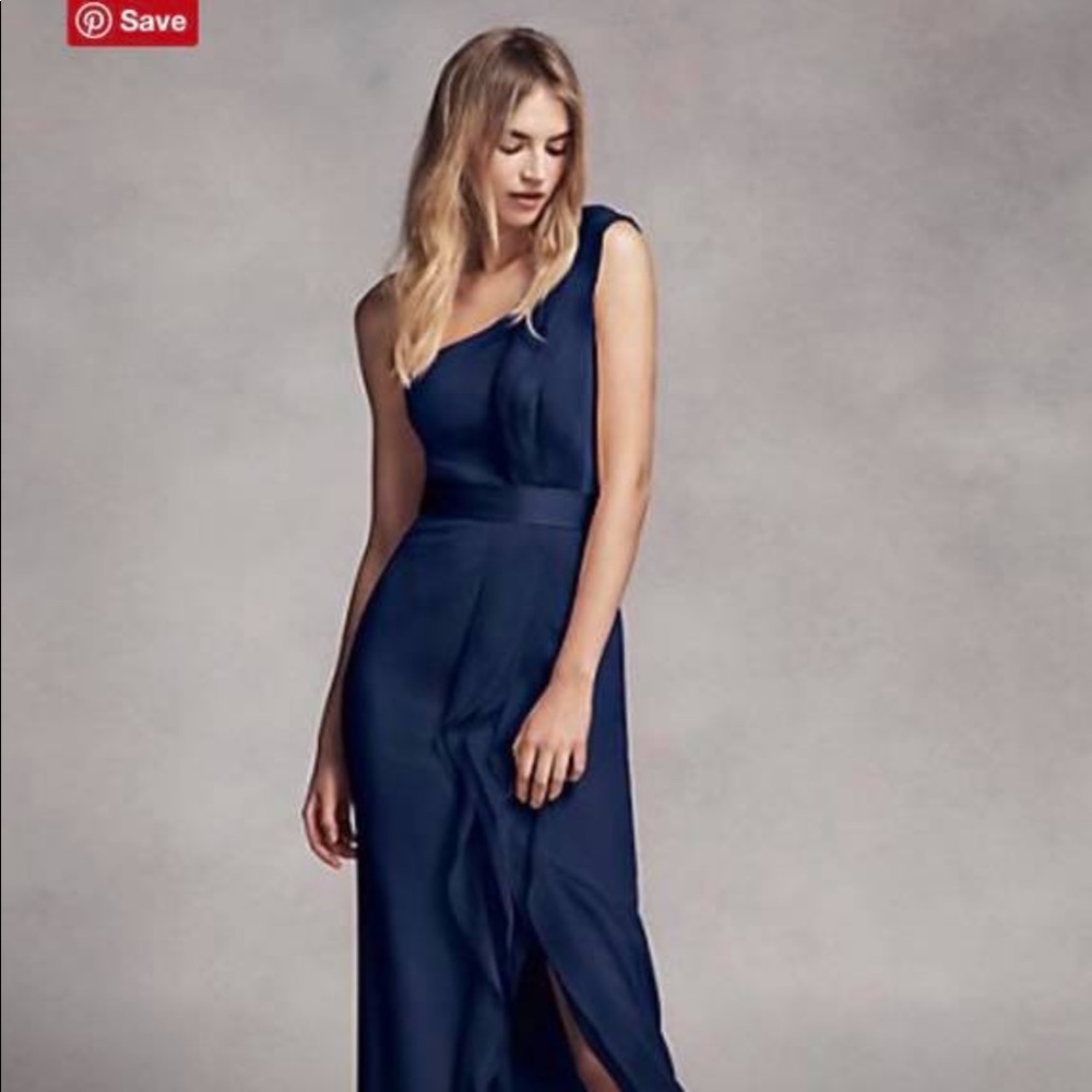 Ver Wang David’s Bridal One-Shoulder Dress